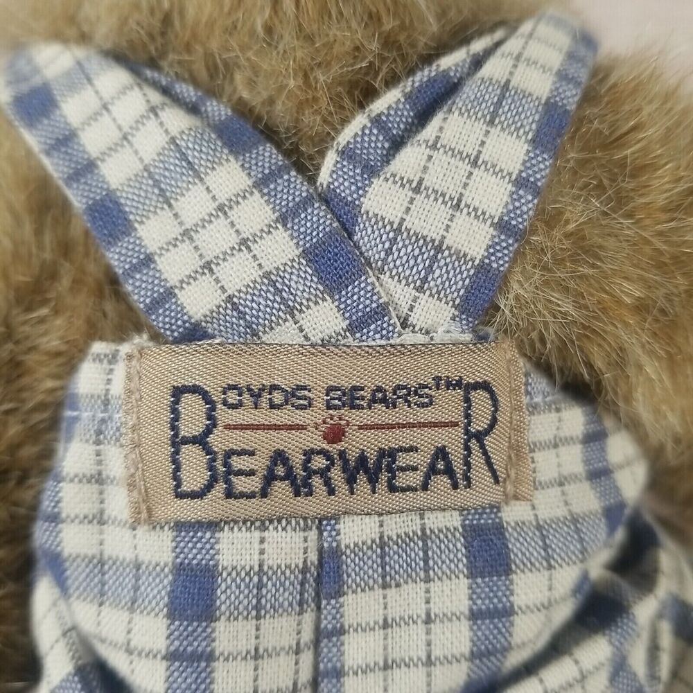 Boyd's Bears Brooke B Bearsley Plush Stuffed Fabric 10" Bear With Tags #917400 - Picture 16 of 16